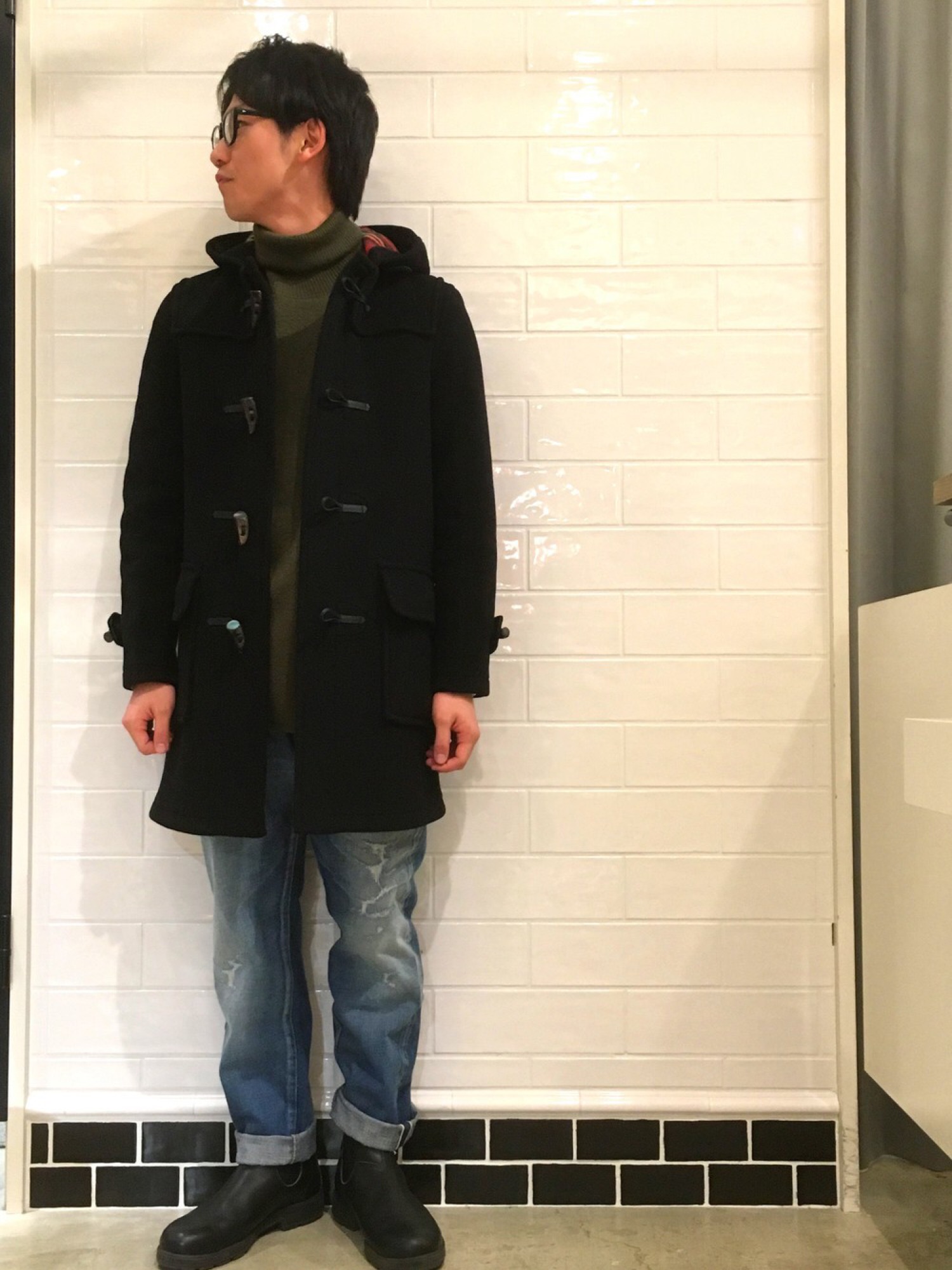 rehacer（レアセル）の「Keyhole Bridge Leaf Glasses（メガネ）」 - WEAR