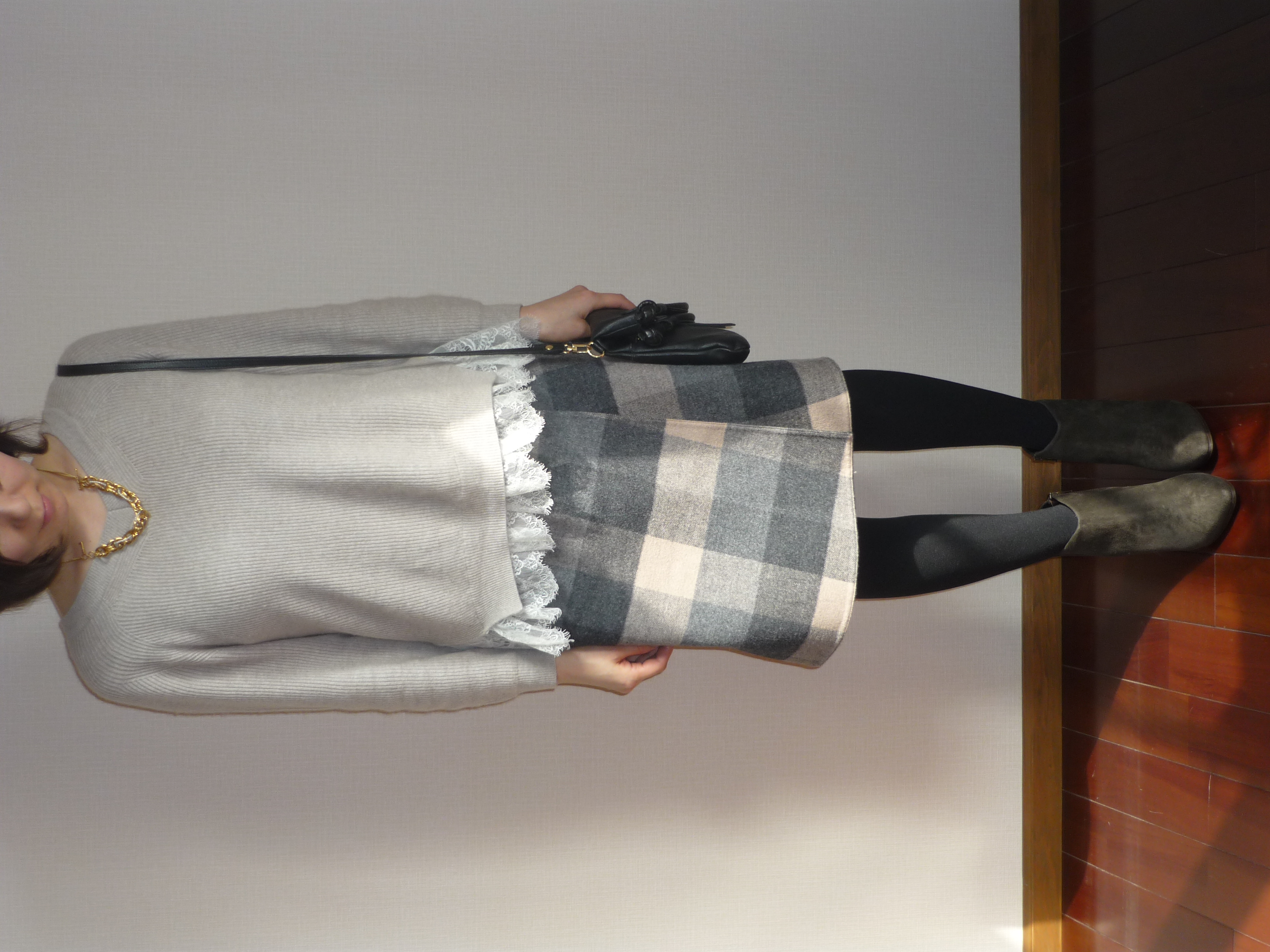 IENA（イエナ）の「Vネック両畦 裾レースプルオーバー◇（）」 - WEAR