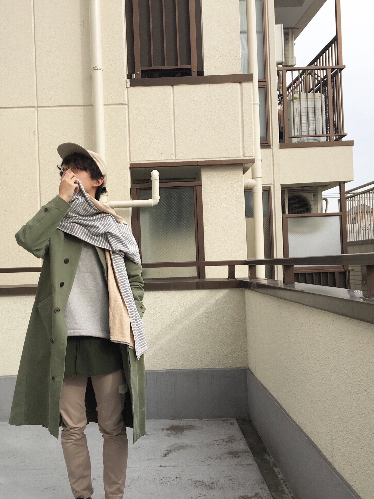 AURALEE/オウラリー WASHED DOUBLE CLOTH LONG COAT を使った