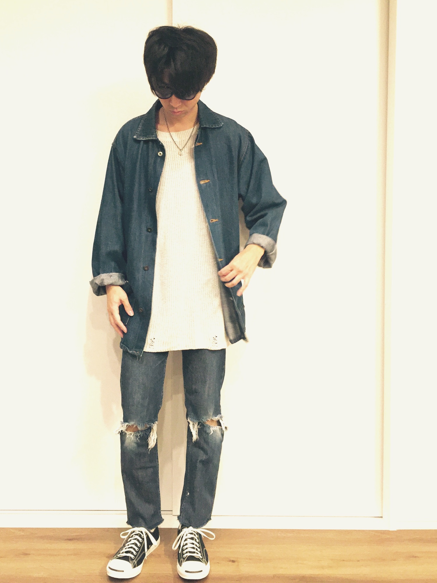 クリスチャンダダ ネックレス GEORG JENSEN ジョージジェンセン ヘリテージイヤーネックレス