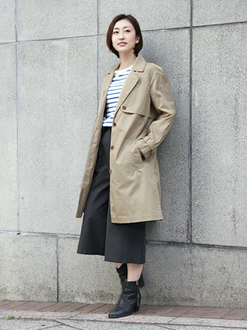 ショートトレンチコート The DUFFER of St. E SALEコーデ】ショートトレンチコーデ【1】 – The DUFFER of St.GEORGE