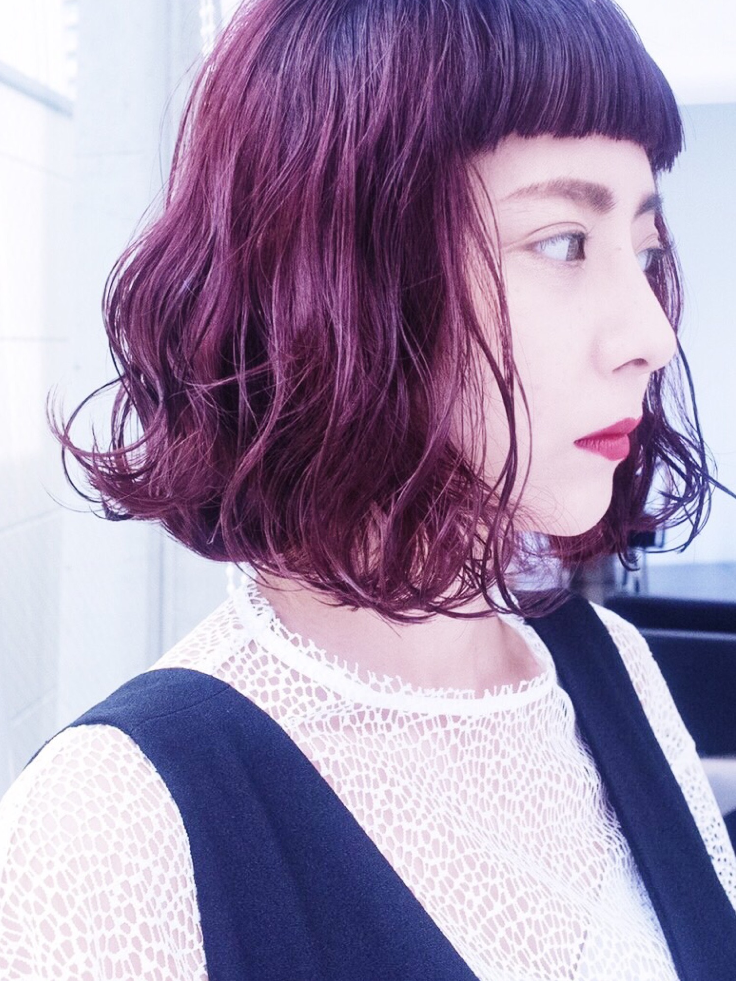 ルシェルブルー♡メッシュレーストップス ル シェル ブルー - LE CIEL BLEU | Mesh Lace Big | RESTIR リステア