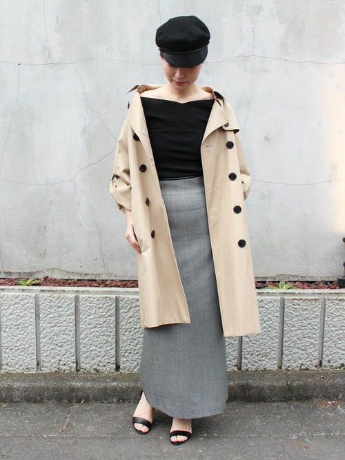 Noble（ノーブル）の「【Room no.8】ビックスリーブトレンチコート