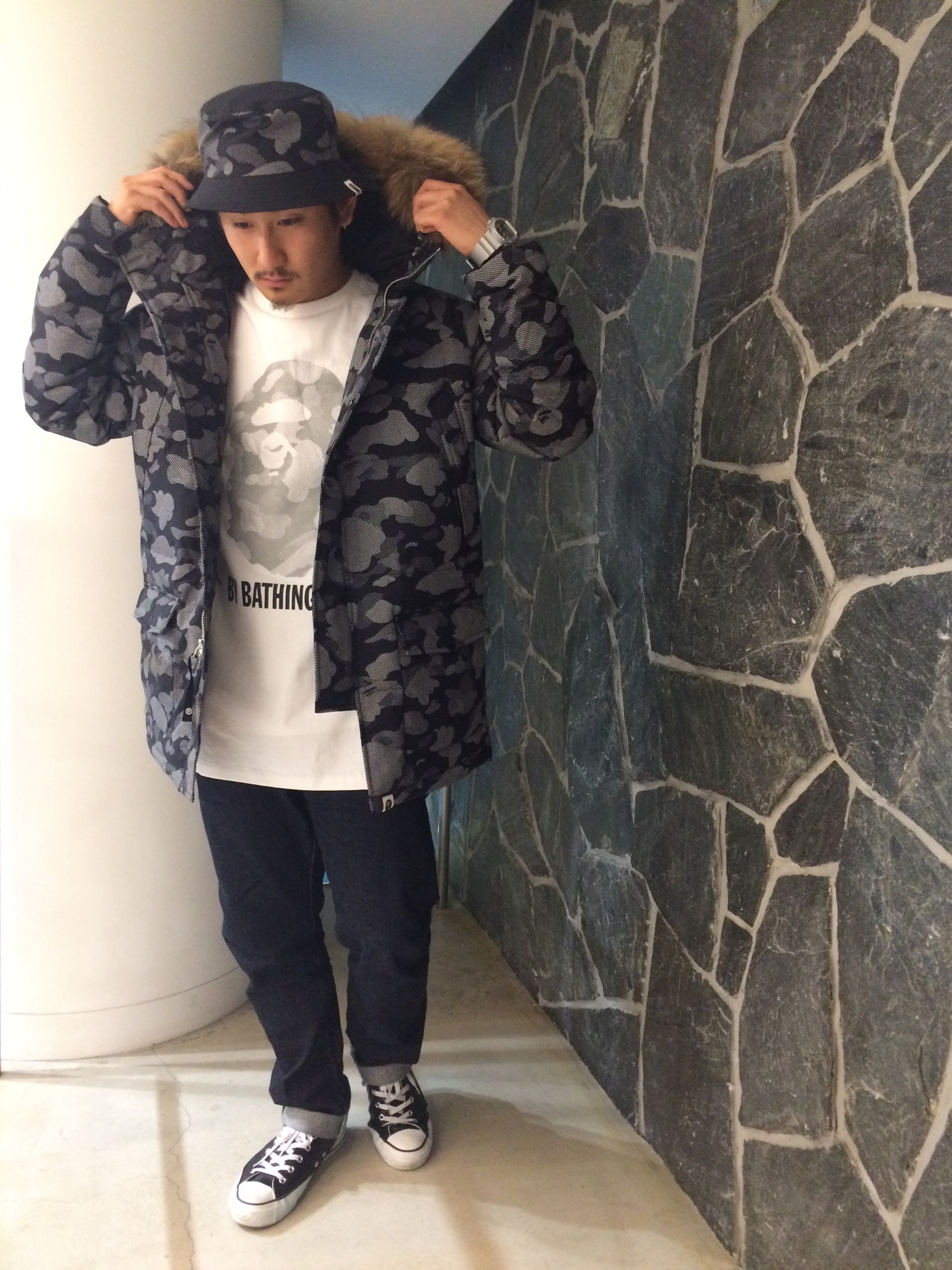 A BATHING APE（アベイシングエイプ）の「REFLECTION CAMO N-3B JACKET
